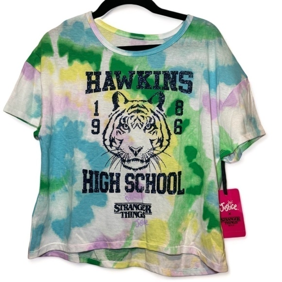 stranger things tie dye t shirt